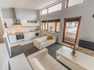 34 Scarlet Row - Living Room-Kitchen (2 of 2) - Photo- Ben Ryan